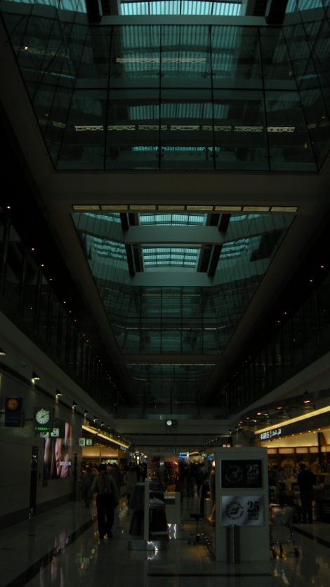 The immensity that is the Emirates terminal at Dubai Airport