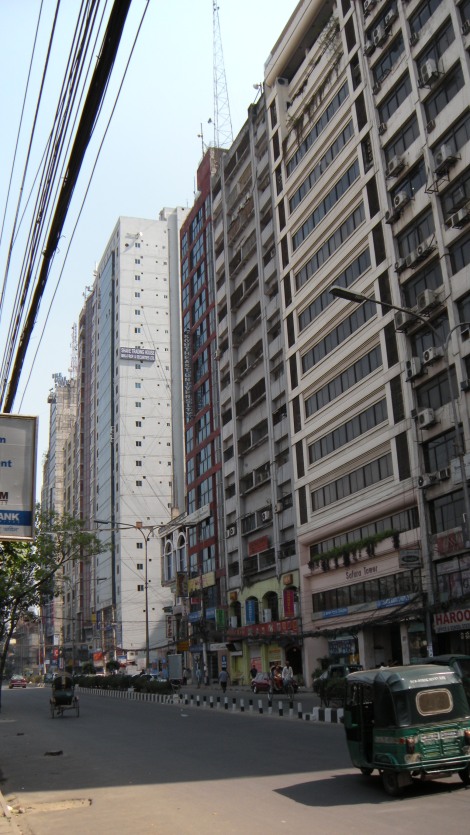 High rises along KAmal Attaturk Avenue in Banani